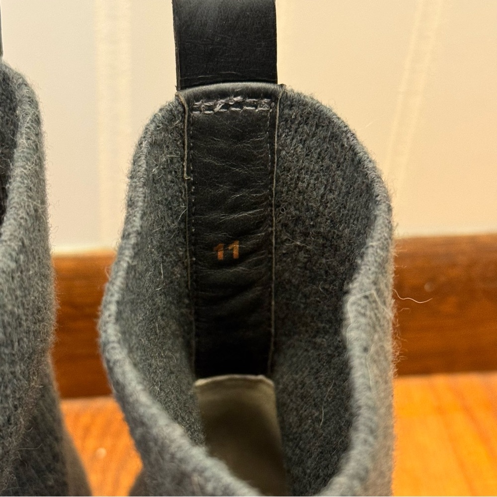 Everlane The Glove Boot Women’s Wool Blend Gray Booties Size 11 - Picture 7 of 11
